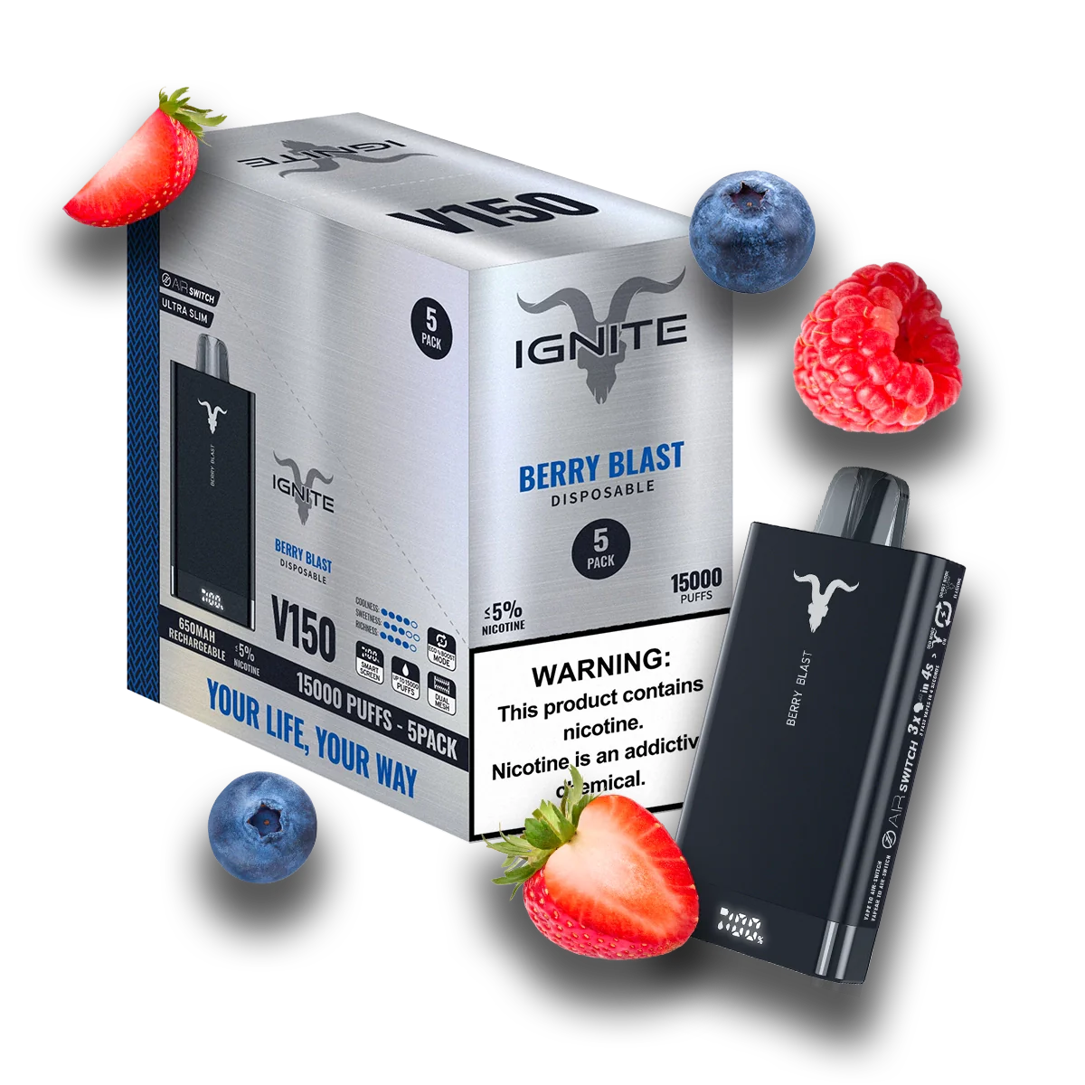 Ignite V150 Vape Device [5 Unid]