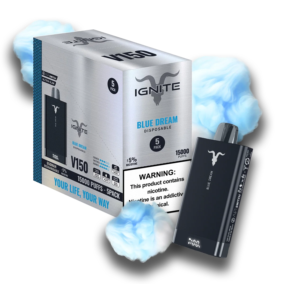 Ignite V150 Vape Device [5 Unid]