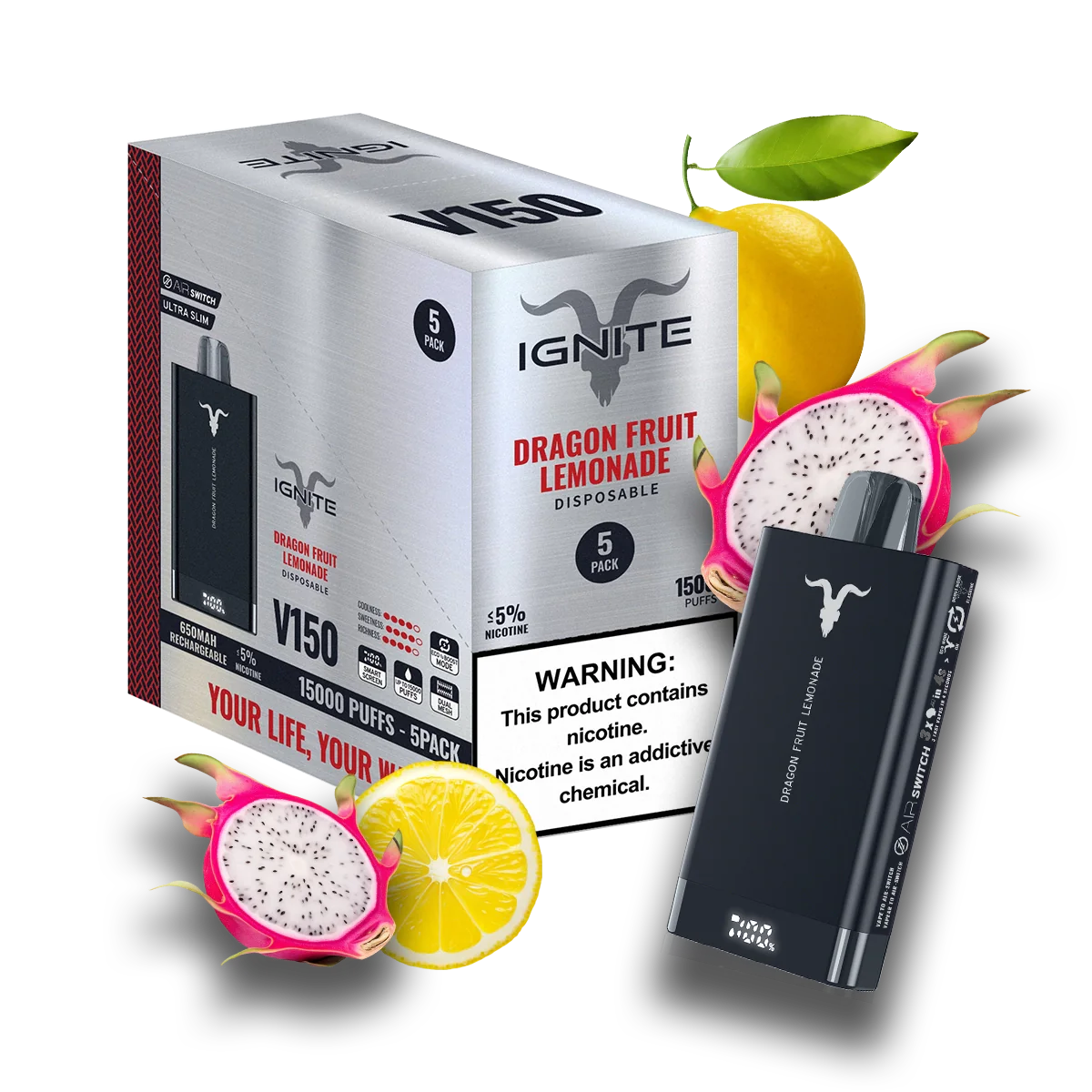 Ignite V150 Vape Device [5 Unid]